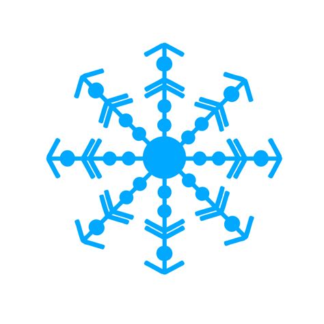 Bow Snowflake Snow Ice Cold Png Picpng