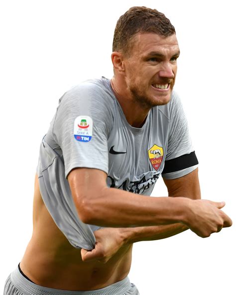 Edin Dzeko As Roma Football Render Footyrenders