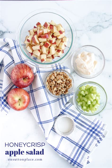 Fresh And Easy Honeycrisp Apple Salad Recipe That Can Be Made In A Just