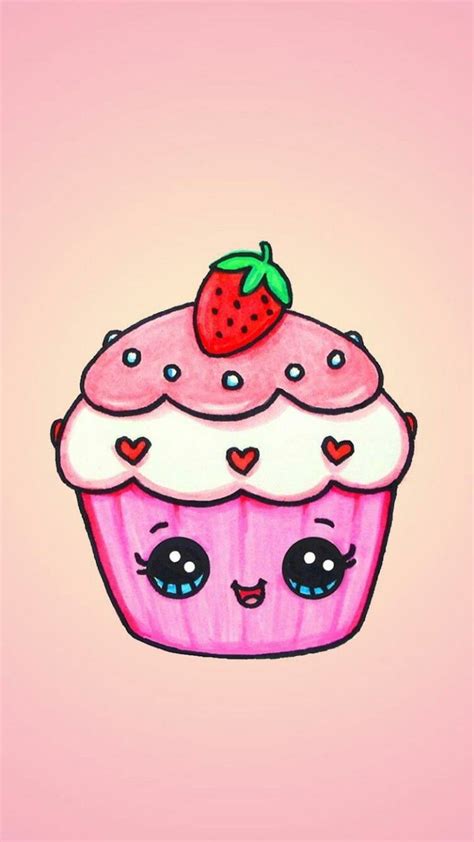 Cute Cupcake Drawing At Explore Collection Of Cute