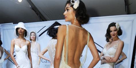 10 Sexiest Dresses From Bridal Fashion Week Huffpost