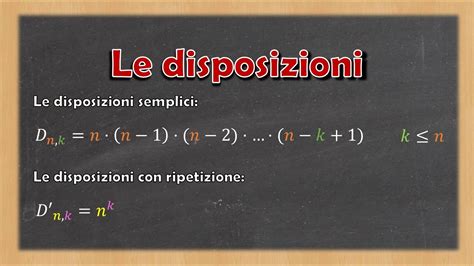 Disposizioni Semplici E Disposizioni Con Ripetizione Calcolo