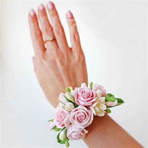 Rose Flower Bracelet Handmade With Love Oriflowers