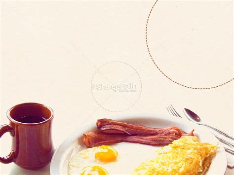 Mens Breakfast Powerpoint Template