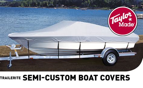 Taylor Made Products Trailerite Semi Custom Boat Cover For Angled