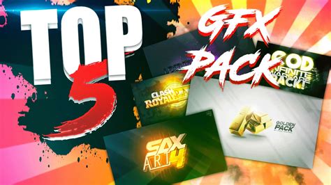 Top 5 Packs Gfx Gratis Itzjaz Youtube