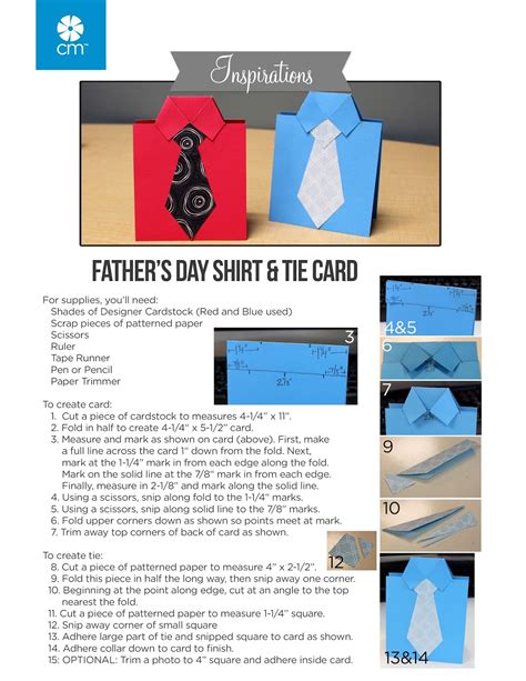 A Dash Of Scrapbooking How To Make A Fathers Day Shirt And Tie Card