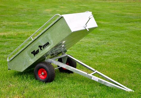 Large Ride On Lawn Mower Trailer Tuff Tipper Trailers