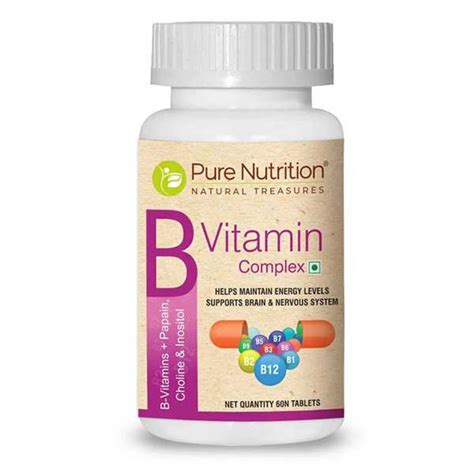 Buy Pure Nutrition Vitamin B Complex Tablet 60s Online At Best Price