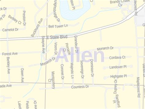 Allen County Indiana Zip Code Map Oconto County Plat Map