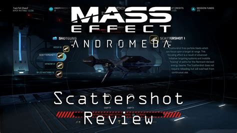 Mass Effect Andromeda Scattershot Shotgun Showcase And Gameplay In