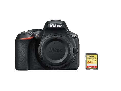 Nikon D5600 Body 64gb Sd Card