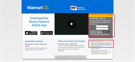 The registration process guides them through setting up a pin. www.exceedcard.com - Apply for Walmart Money Network ...