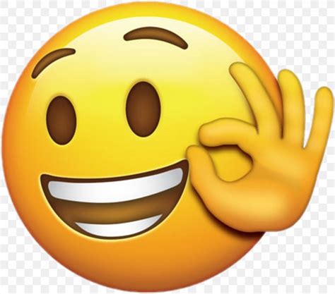 Emoji Emoticon Ok Gesture Clip Art Png 1024x902px Emoji