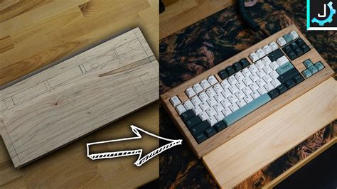 I Turned This Block Of Wood Into A Mechanical Keyboard Youtube