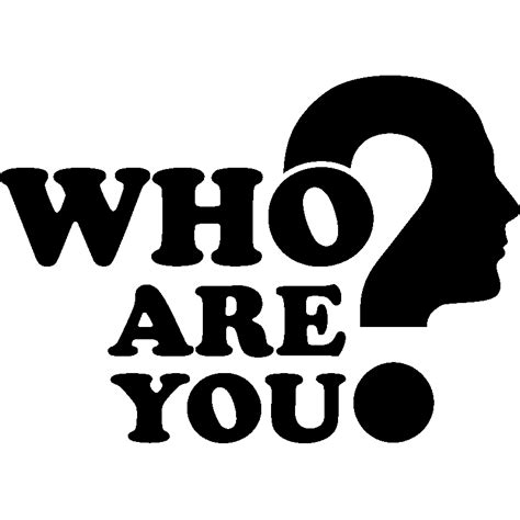 Tur keu chan eek kon , who are you: Sticker who are you? - stickers citation & texte - opensticker