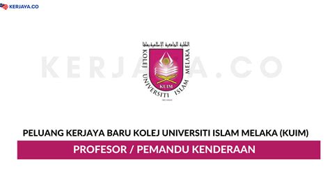 Explore kolej universiti islam perlis courses such as foundation, undergraduate and postgraduate degree programmes. Jawatan Kosong Terkini Kolej Universiti Islam Melaka (KUIM ...