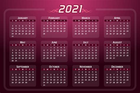 Download Calendar Date 2021 Royalty Free Vector Graphic Pixabay