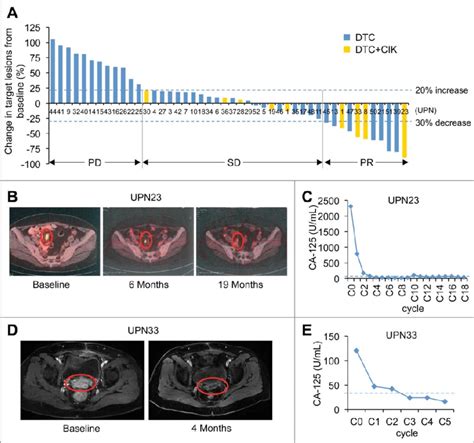 A Maximum Change By Recist Version 11 In Ovarian Cancer Patients