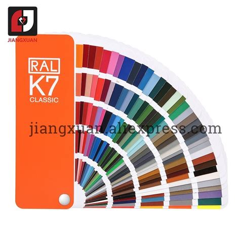 Orijinal Almanya Ral Renk Kartı Uluslararası Standart Ral K7 Kartela