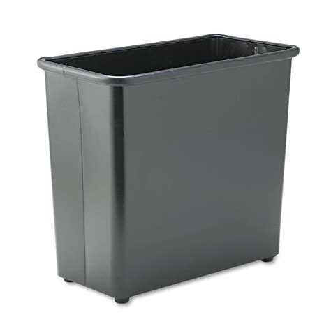Safco Products 69 Gal 275 Qt Rectangular Steel Kitchen Trash Can
