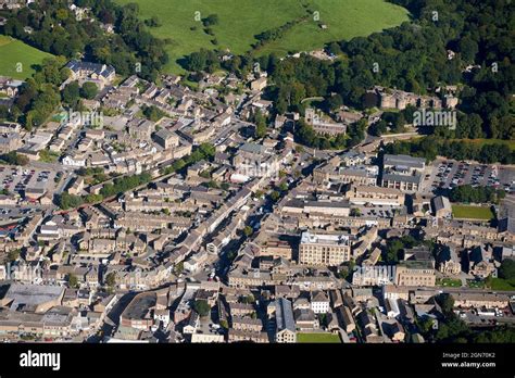 An Aerial View Of The Market Town And Regional Centre Of Skipton
