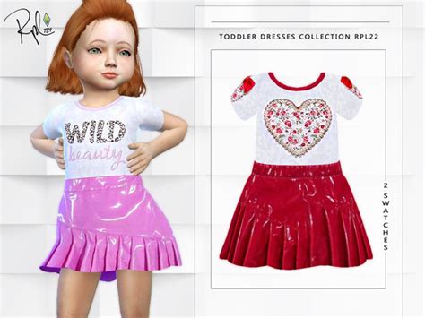 Toddler Dresses Collection Rpl22 By Robertaplobo At Tsr Sims 4 Updates