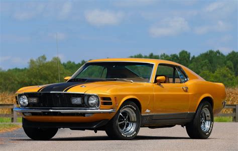 Wallpaper Ford Mustang 1970 Fastback Mach 1 Muscle Classic Images