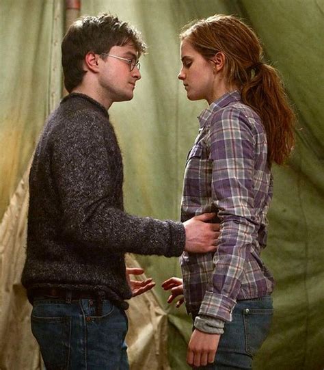 Daniel Radcliffe And Emma Watson As Harry Potter And Hermione Granger