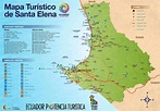 Tourist Attractions Map of Santa Elena, Ecuador - PlanetAndes