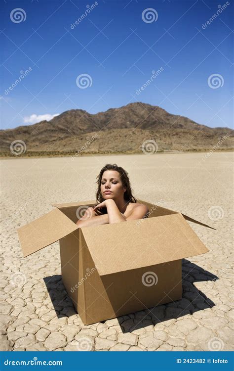 Nude Woman In Desert Stock Photo Image Of Conceptual