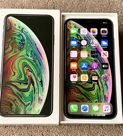 Iphone Xs Max 64gb Space Grey Factory Unlocked Boxed In Pristine