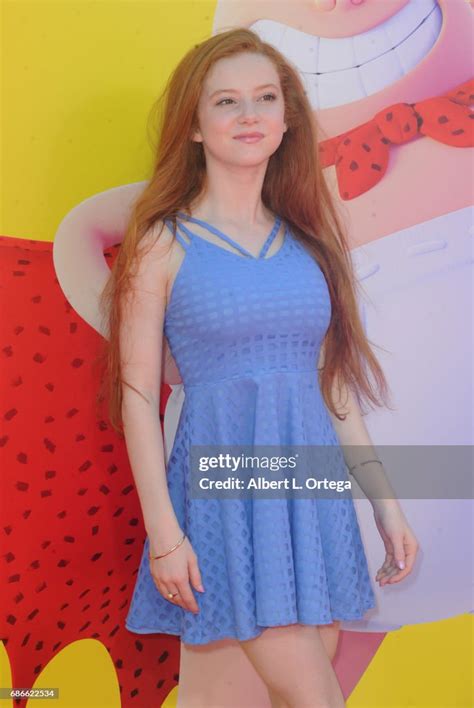 Actress Francesca Capaldi Arrives For Premiere Of 20th Century Fox S News Photo Getty Images