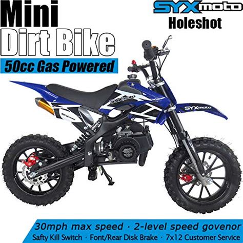 Buy Syx Moto Kids Mini Dirt Bike Power 2 Stroke 50cc Motorcycle Hole