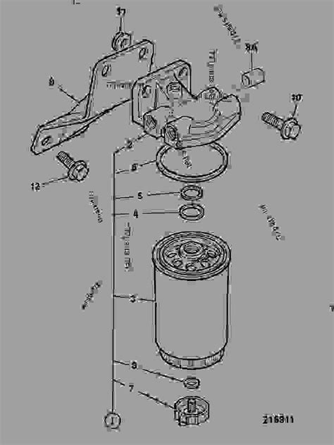 Filter Fuel Construction Jcb 214 Pc Regular Backhoe Loader