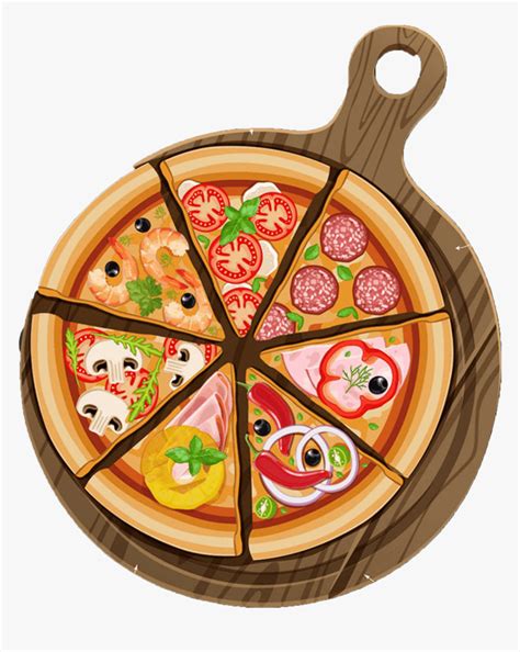 Cartoon Pizza Slice Clip Art