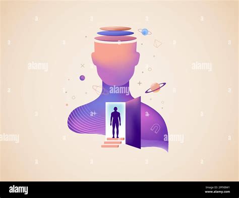 Psychology Dream Mental Health Concept Illustration Brain