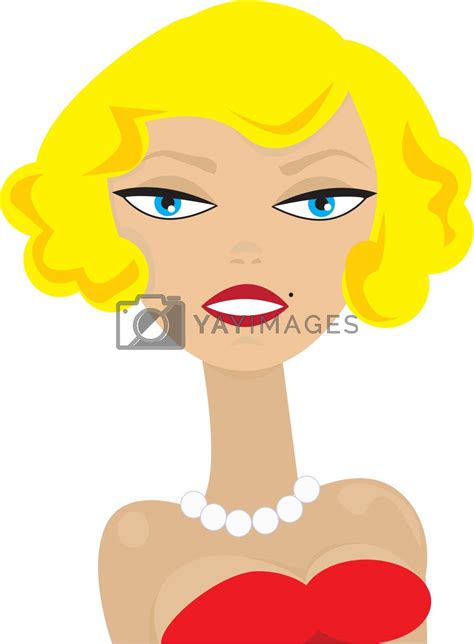 Blonde Bombshell By Atina Vectors And Illustrations Free Download Yayimages