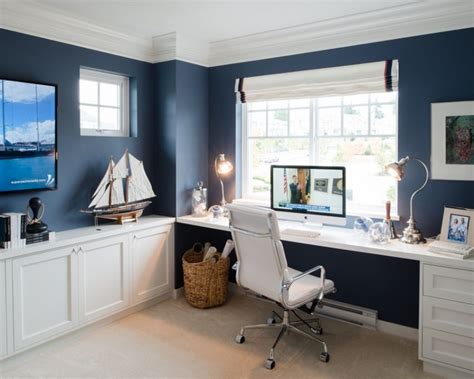 Nautical Inspired Office Or Study Space Cozy Home Office Home Office