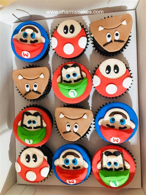 12 Mario Cupcakes Super Mario Cake A Customize Super Mario Cake