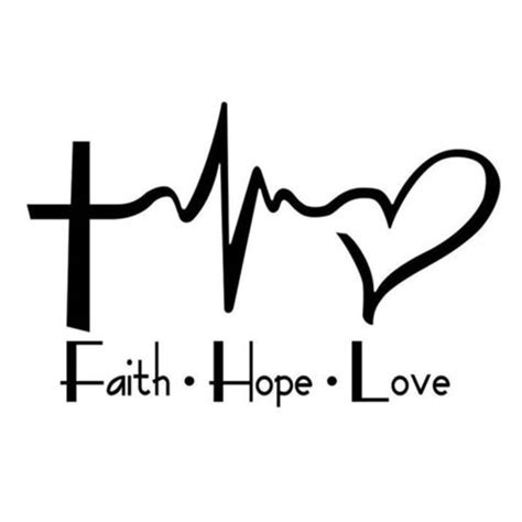 2021 Faith Hope Love Vinyl Decal Sticker For Car Or Truck Windows