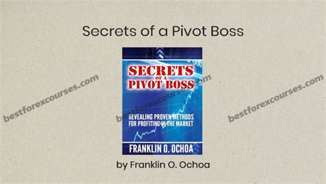 Secrets Of A Pivot Boss By Franklin O Ochoa