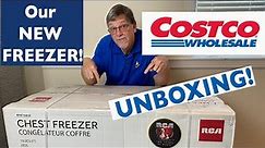 The UNBOXING! We finally got a FREEZER from COSTCO!