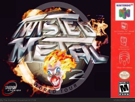 Twisted Metal 2 World Tour N64 Nintendo 64 Box Art Cover By The Summer