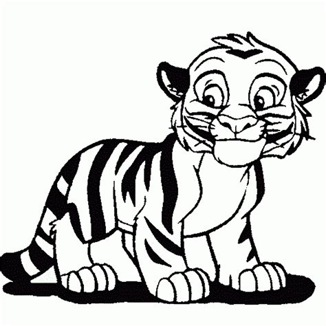 Learning friends tiger baby animal coloring printable from. Tiger Coloring Pages
