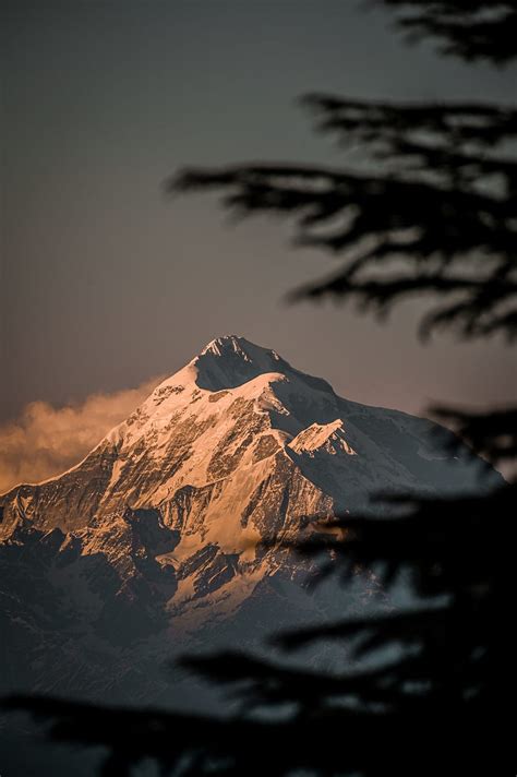Golden Hour Iphone Mountain Mountains Nature Outdoors Snow