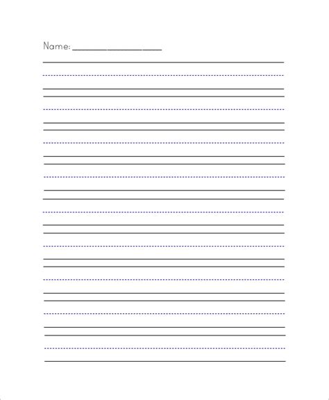 Free 12 Sample Lined Paper Templates In Pdf Ms Word