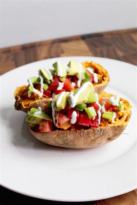 You can enjoy this nutritious snack between meals. 23 High-Fiber Lunches That'll Keep You Full 'Til Dinner | HEALTHY EATING | Sweet potato tacos ...
