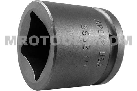 Apex 5632 1 Standard Impact Socket For Single Square Nuts 12