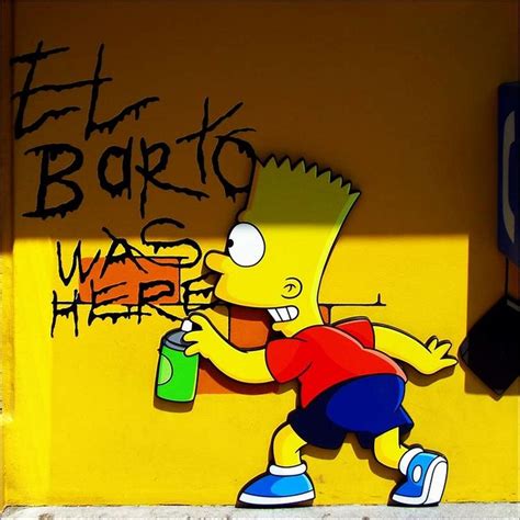 Pin De Kw Inc En Bart Simpson Graffiti Los Simpson Imágenes